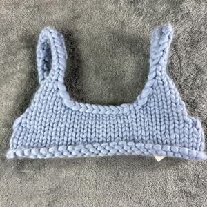 Hope Macaulay‎ Sweater Tank Womens Medium Chunky Knit Merino Wool Ireland